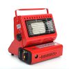 Portable Butane Gas Heater Camping Camp Tent Outdoor Hiking Camper Survival Red