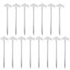 15PCS/set Tent Pegs Heavy Duty Screw Steel In Ground Camping Stakes Outdoor Nail