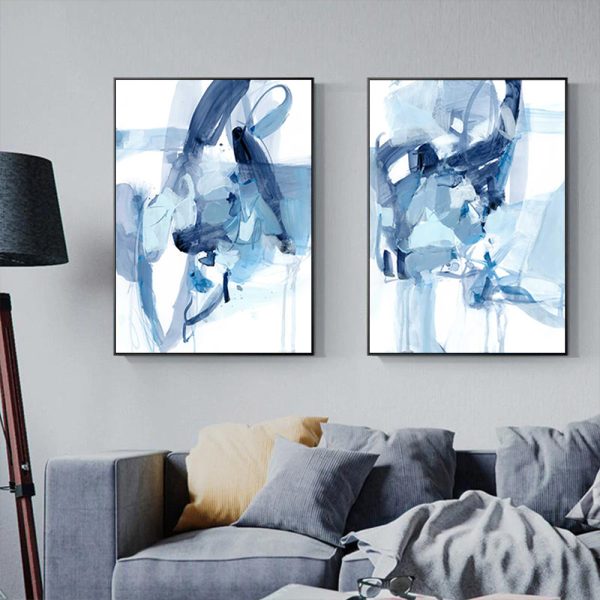 Saturday Night 2 Sets Black Frame Canvas Wall Art – 50×70 cm