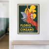 Florio Cinzano Black Frame Canvas Wall Art – 50×70 cm