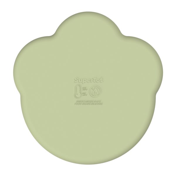 Remi Silicone Divider Plate – Avocada Cream