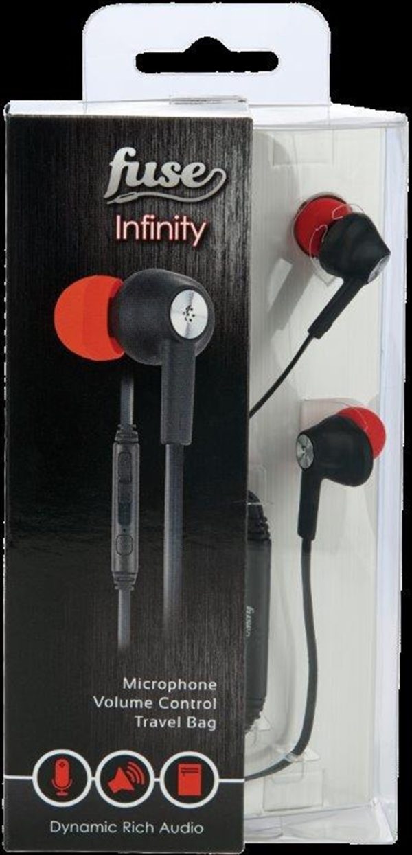 Fuse Infinity: Black Headphones