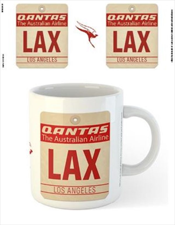 Qantas – LAX Airport Code Tag