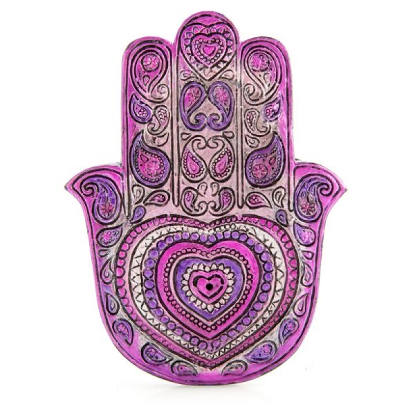 Hamsa Heart Incense Burner