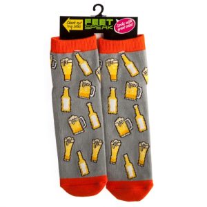 Beer Feet Speak Socks