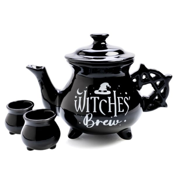 Witches’ Brew Cauldron Tea Set