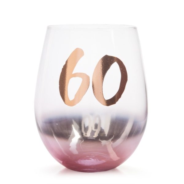 Blush Stemless – 60th Birthday