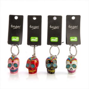 Candy Skull Keychain - Assorted (SENT AT RANDOM)