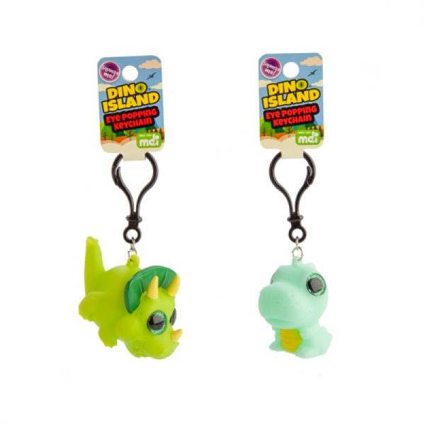 Dino Island Eye Popping Keychain (SENT AT RANDOM)