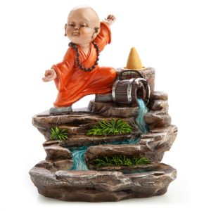 Monk Backflow Incense Burner