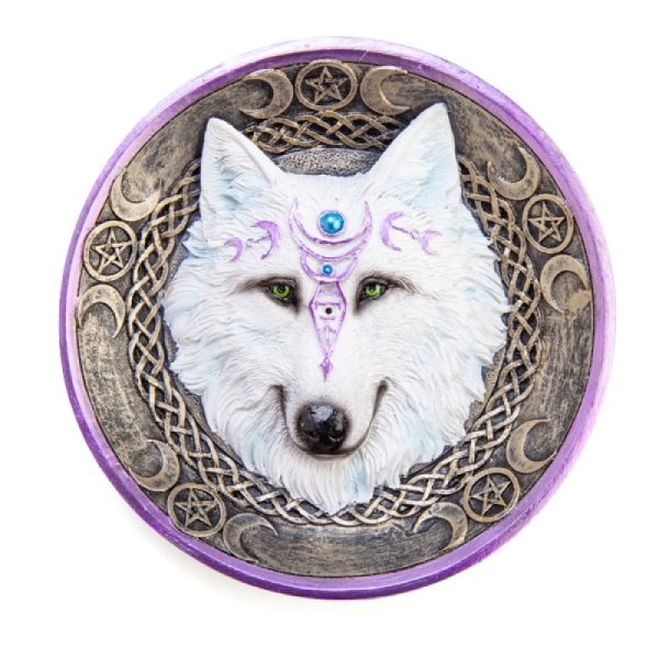 Pentacle White Wolf Incense Burner