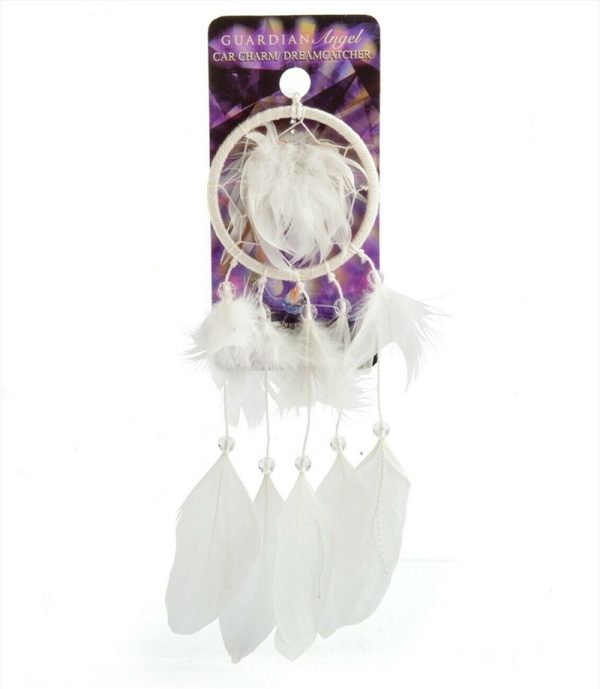 Guardian Angel Dreamcatcher Car Charm