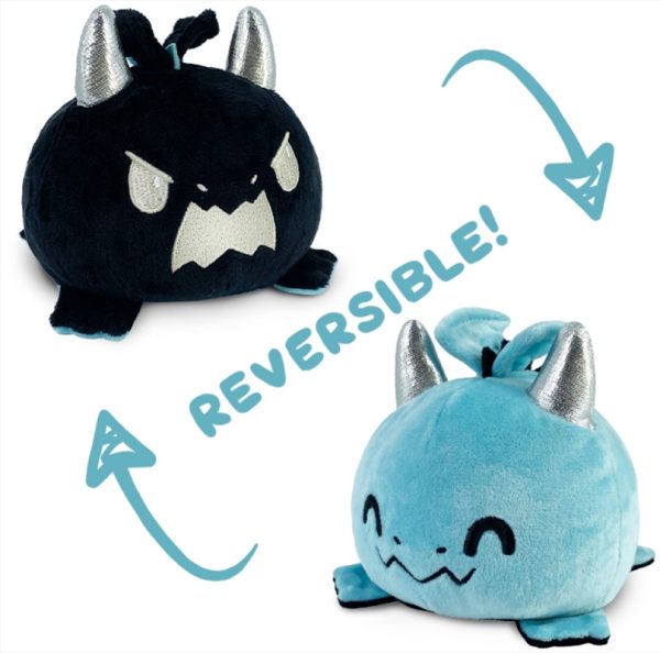 Reversible Plushie – Dragon Blue/Black