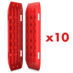 X-BULL 10 Pairs Recovery tracks Boards 10T / Sand tracks/ Mud tracks Gen 2.0 Red