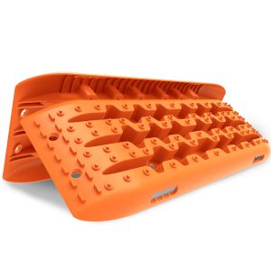 X-BULL KIT1 Recovery track Board Traction Sand trucks strap mounting 4×4 Sand Snow Car – Orange