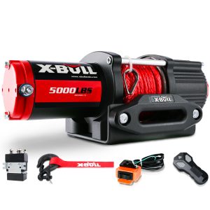 X-BULL Electric Winch 5000LBS 12V 15.2M Synthetic Rope Wireless ATV UTV 4WD Boat