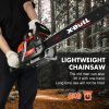 X-BULL Chainsaw Petrol Commercial 62cc 20″ Bar E-Start Tree Pruning Top Handle