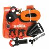 X-BULL Winch Recovery Kit 11PCS 4WD 4×4 Pack Off Road Snatch Strap Essential