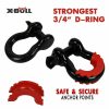 X-BULL Winch Recovery Kit 11PCS 4WD 4×4 Pack Off Road Snatch Strap Essential