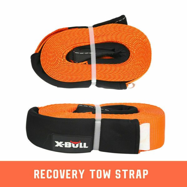 X-BULL Winch Recovery Kit 11PCS 4WD 4×4 Pack Off Road Snatch Strap Essential