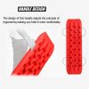 X-BULL 2 Pairs Recovery tracks Sand Mud Snow 4WD / 4×4 ATV Offroad Stronger Gen 3.0 – Red