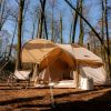 Large Space Luxury Frog Hexagonal Tent 5-8 Person Double Layer – Khaki