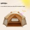 Large Space Luxury Frog Hexagonal Tent 5-8 Person Double Layer – Khaki