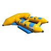 Inflatable 4 Person/Seat Towable Boat  Flying Fish Blower