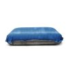 Self Inflating Camping Pillow with Ergonomic Support – Blue