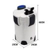 PROTEGE Aquarium External Canister Filter Pump Aqua Fish Tank Pond Pump – 2400 L/H