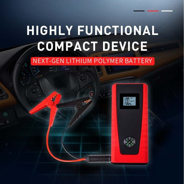 E-POWER 25000mAh Jump Starter Portable 12V Battery Pack Powerbank Charger Booster LED Torch