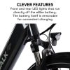 2023 Valk Metro ST 5 + Electric Bike, Mid-Drive, Step-Through, Medium – Dark Grey