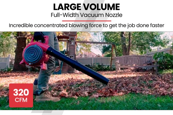 Baumr-AG Petrol Leaf Blower Vacuum 4 Stroke – Vac Garden Commercial Hand Outdoor