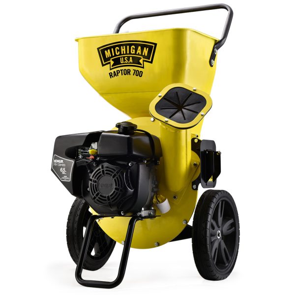 MICHIGAN Wood Chipper Petrol Garden Shredder Mulcher with 6.5HP Kohler RH265 Engine