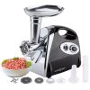 EuroChef 2800W Electric Meat Grinder Mincer Sausage Filler Kibbe Maker Stuffer Kitchen. – Black