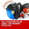 Baumr-AG 75cc Concrete Cut Off Demolition Saw Wet Demo Road Cutter Brick