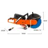 Baumr-AG 75cc Concrete Cut Off Demolition Saw Wet Demo Road Cutter Brick