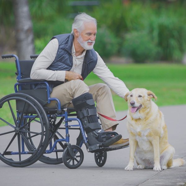 EQUIPMED Portable Wheelchair 24 Inch Folding Lightweight Wheel Chair,136kg Capacity Mobility. Blue