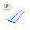 PROFLEX  Inflatable Air Track Mat Tumbling Gymnastics, (No Pump) – 300x100x10 cm, Blue and White