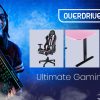 OVERDRIVE Reclining Pink Gaming Chair Office Computer Ergonomic Racing Seat