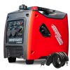 GENPOWER Inverter Generator 3.5kW Max 3.2kW Rated Pure Sine Wave Petrol Portable Camping, Red