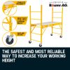 Baumr-AG 450kg Mobile Scaffold High Work Platform Scaffolding Portable