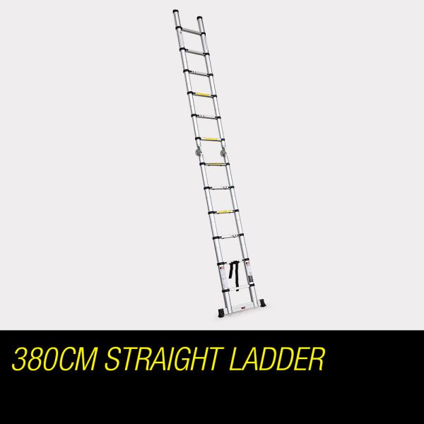 Bullet Multipurpose Telescopic Folding Ladder Aluminium Alloy Extension – 3.8 M