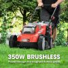 BAUMR-AG 40V Electric Cordless Lawn Mower Kit Battery Powered w/ 2x 2.0Ah Lithium Batteries