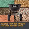 PLANTCRAFT Tow Behind Broadcast Spreader Seed Fertiliser Tow Rotary – 30 kg