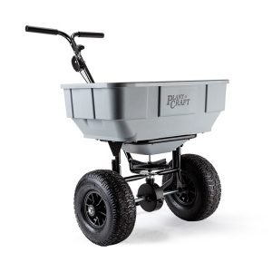 PLANTCRAFT Push/Tow Broadcast Spreader - Seed Fertiliser Seeder Machinery Tow