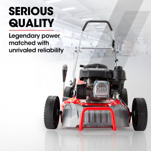 Lawn Mower 18 Petrol Self-Propelled Push Lawnmower 4-Stroke – 175cc