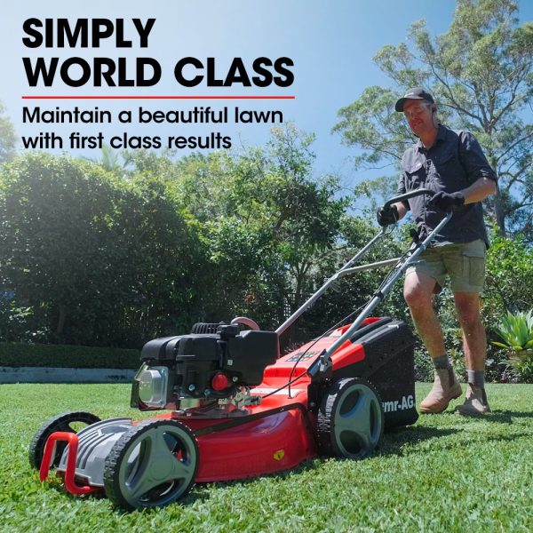 Lawn Mower 18 Petrol Self-Propelled Push Lawnmower 4-Stroke – 175cc