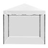 3x3m Folding Gazebo Shade Outdoor Pop-Up Foldable Marquee – Grey and White