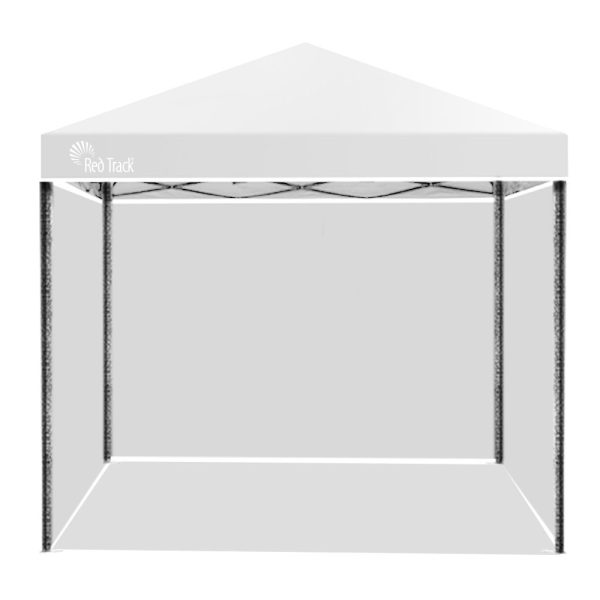 3x3m Folding Gazebo Shade Outdoor Pop-Up Foldable Marquee – Grey and White